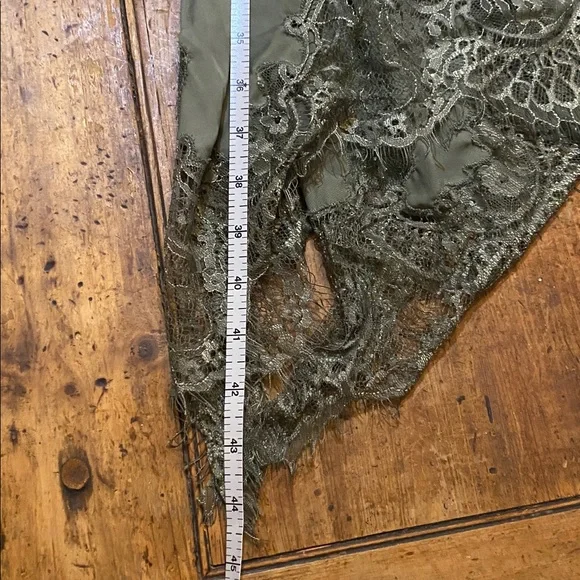 Forest green lace slip dress tunic…reserved… - Picture 7 of 10